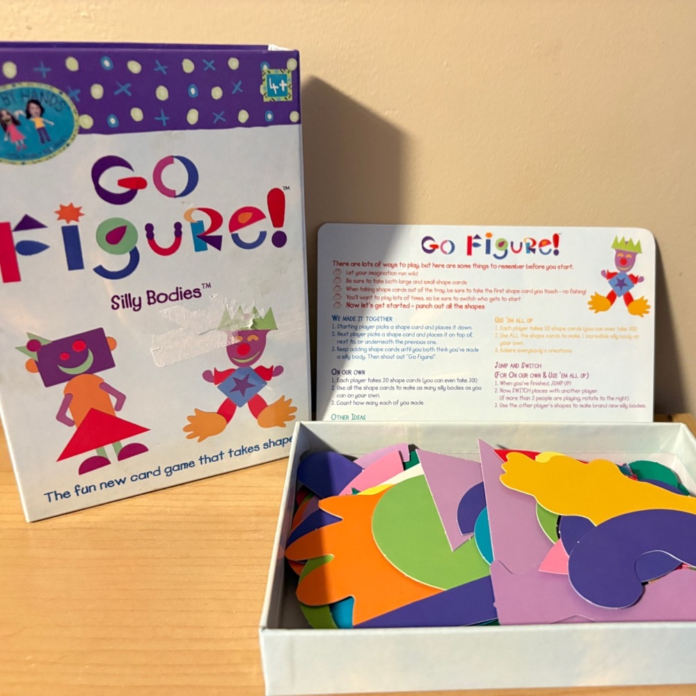 Go Figure! Silly Bodies. Educational, puzzle, learning game.